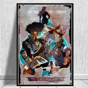 Cowboy Bebop Anime Poster - Pretty Art Online