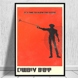 Cowboy Bebop Anime Poster - Pretty Art Online