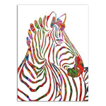 Zebra Nordic Canvas Artwork