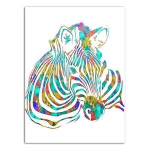 Zebra Nordic Canvas Artwork