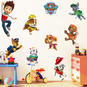 3D Paw Patrol Wall Stickers Nursery Art