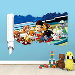 3D Paw Patrol Wall Stickers Nursery Art