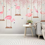 Modern Wallpaper Elephant Riding Bicycle Art