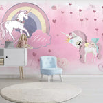 Modern Wallpaper Elephant Riding Bicycle Art