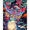 Frameless Christmas Deer Wall Art - Pretty Art Online