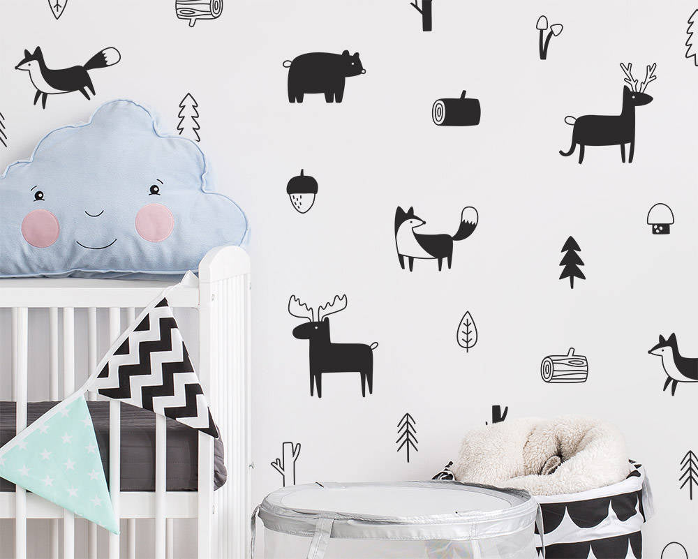 Woodland Forest Animal Wall Decals