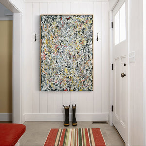 Citon Jackson Pollock Canvas Wall Art - Pretty Art Online