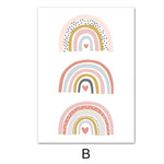 You Are My Sunshine Rainbow Nursery Wall Art - Pretty Art Online