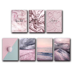 Pink Purple Landscape Canvas Art