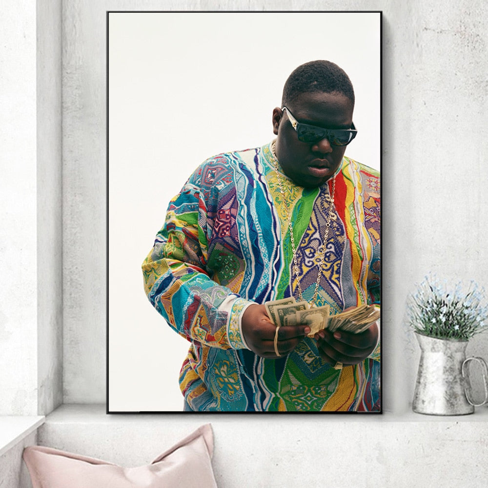 Biggie Smalls The Notorious B.I.G. Hip-Hop Music Wall Art - Pretty Art Online