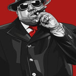 Biggie Smalls The Notorious B.I.G. Hip-Hop Music Wall Art - Pretty Art Online