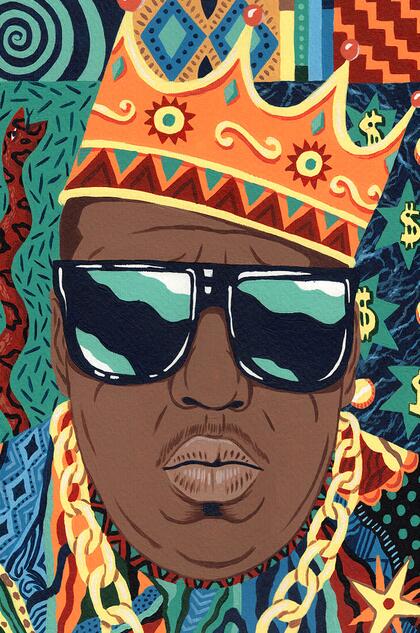 Biggie Smalls The Notorious B.I.G. Hip-Hop Music Wall Art - Pretty Art Online