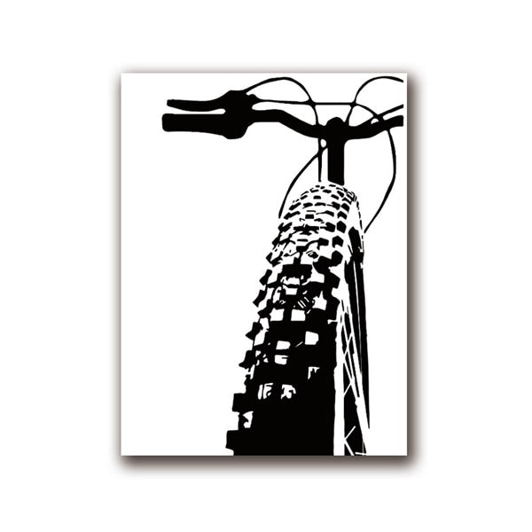 Black Bicycle Art