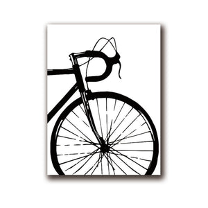 Black Bicycle Art