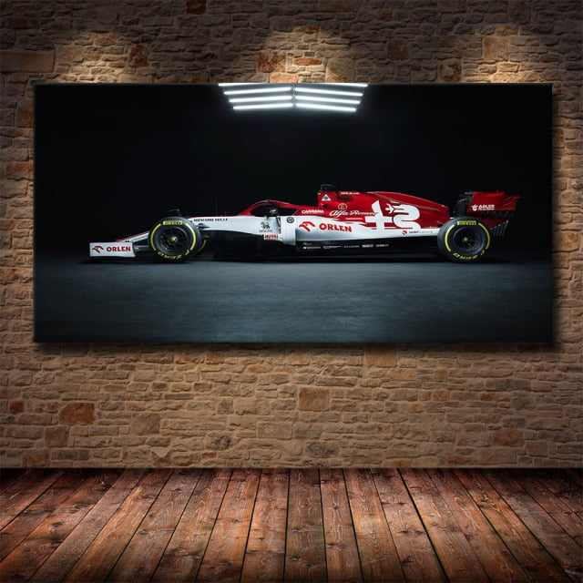 Mclaren F1 Race Car Wall Art