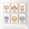 Cute Cartoon Animal Decorative Nursery Wall Art