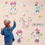 Cartoon Mickey & Minnie Wall Stickers