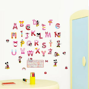 Cartoon Mickey & Minnie Wall Stickers