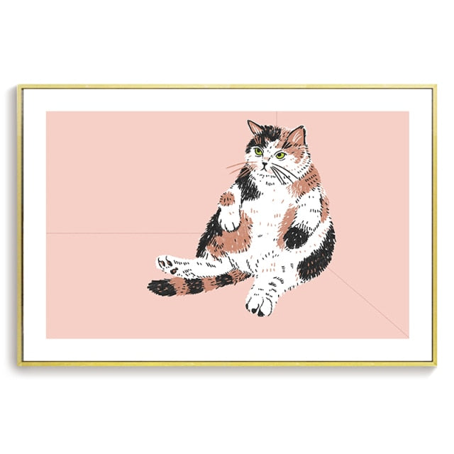 Cute Cat Wall Art