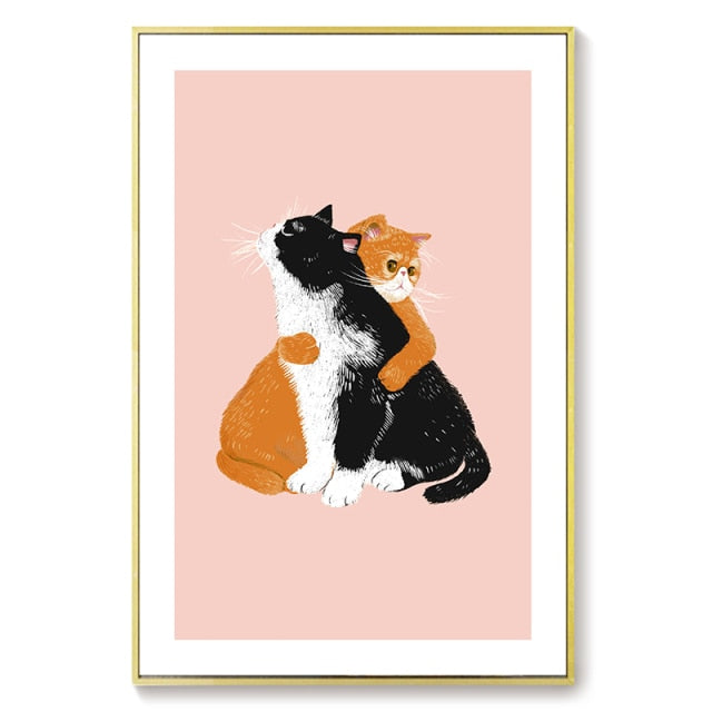 Cute Cat Wall Art