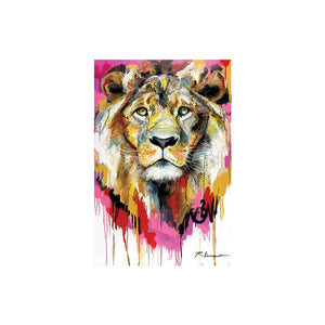 Abstract Colourful Lion - Pretty Art Online