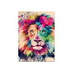 Abstract Colourful Lion - Pretty Art Online