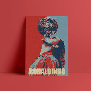 Ronaldinho Hopestyle Canvas Artwork - Pretty Art Online