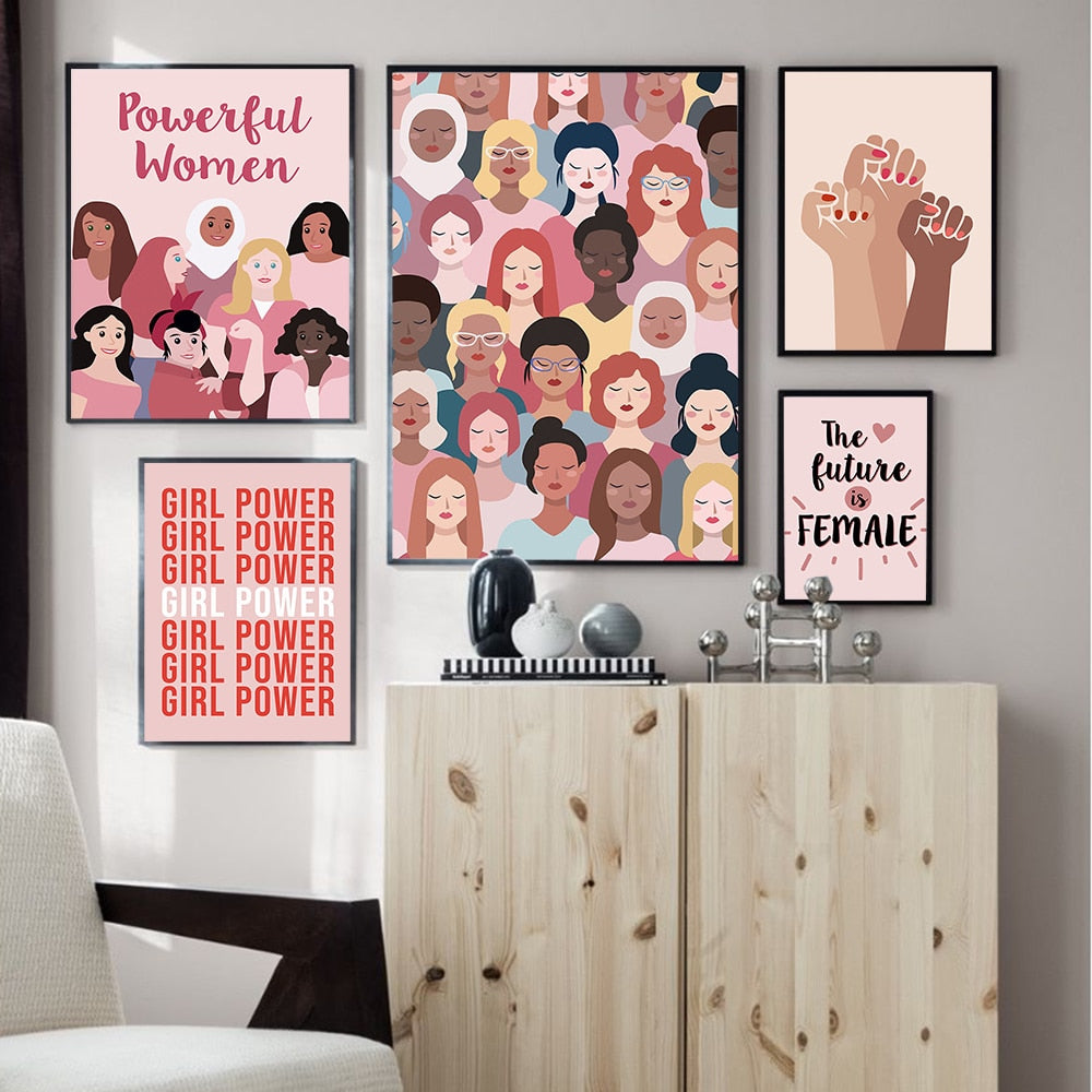 Women Power Wall Art