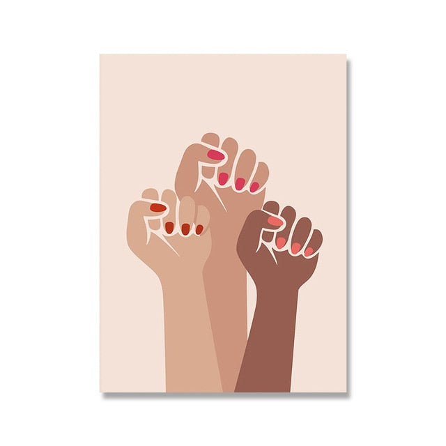 Women Power Wall Art