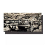 Classic Mustang Sports Car Poster Wall Art - Pretty Art Online