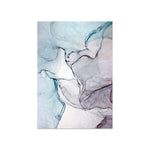 Teal Marble Abstract Artwork - Pretty Art Online