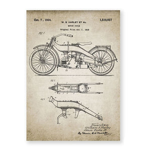 Engine Patent Wall Art