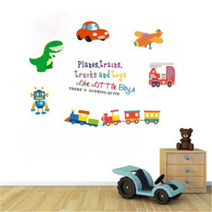 Cute Moon Stars Bear Wall Stickers