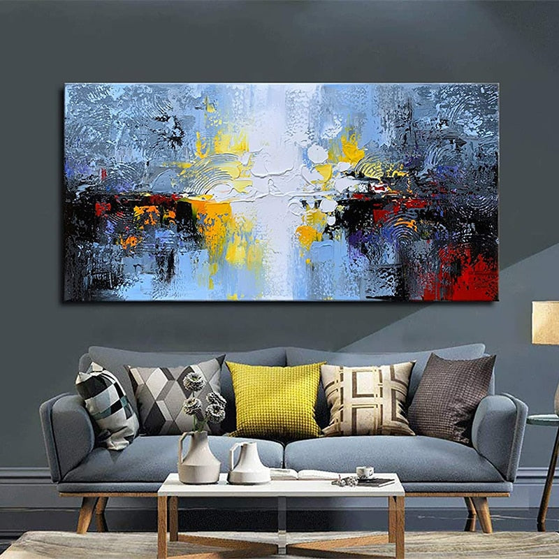 3D Abstract Landscape Oil Painting On Canvas - Pretty Art Online