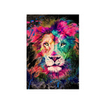 Abstract Colourful Lion - Pretty Art Online