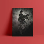 Levi Ackerman Attack on Titan Painting Wall Artwork - Pretty Art Online