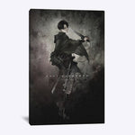 Levi Ackerman Attack on Titan Painting Wall Artwork - Pretty Art Online