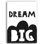 Dream Big, Play & I'm A Super Hero Wall Art - Pretty Art Online