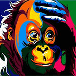 Abstract Monkey Painting - Pretty Art Online