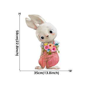 Watercolour Cartoon Bunny Wall Stickers