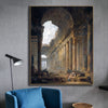 Laeacco Canvas Wall Art Old Temple