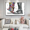 Graffiti Artwork Sneakers Canvas - Pretty Art Online