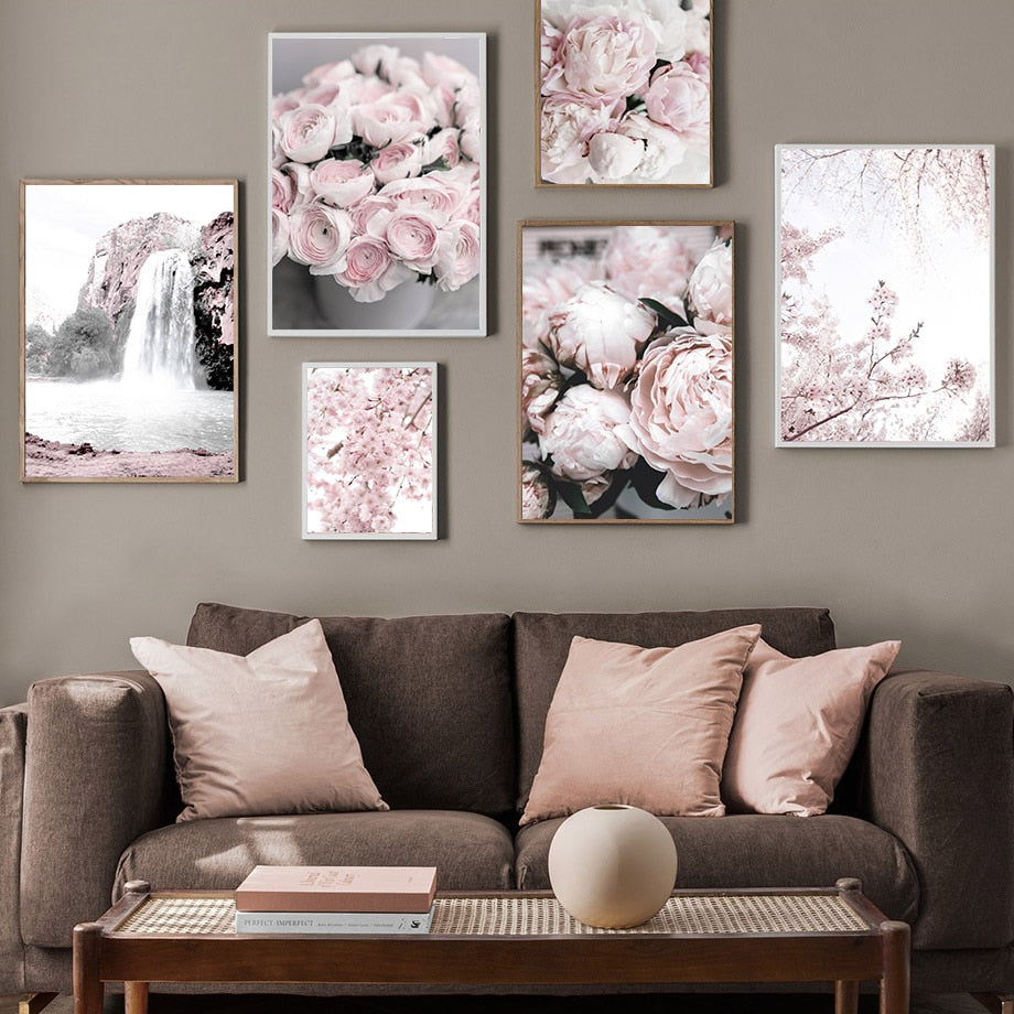 Flower Cherry Blossoms Wall Art