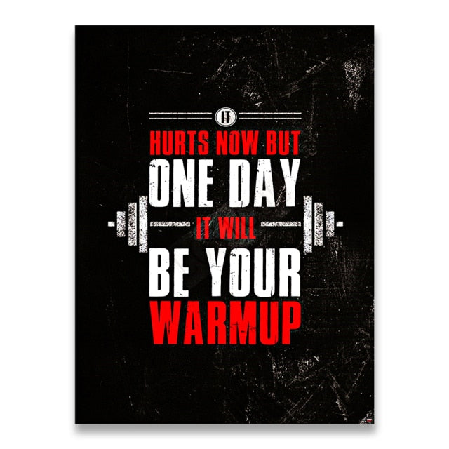 Fitness Motivational Quotes Artwork