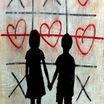 Banksy Artwork Brother And Sister Love Canvas