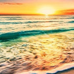 Sunsets Natural Sea Beach Landscape