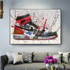 Modern Graffiti Artwork Sport Shoes Canvas - Pretty Art Online