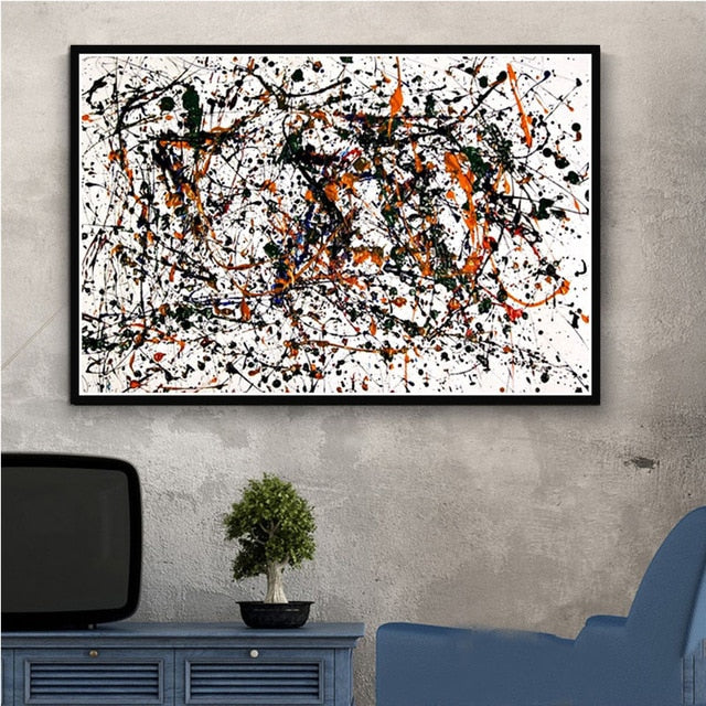 Famous Jackson Pollock Abstract Artwork - Pretty Art Online