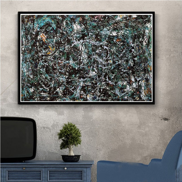 Famous Jackson Pollock Abstract Artwork - Pretty Art Online