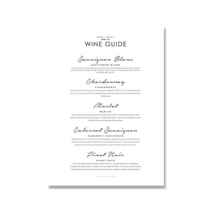 Coffee Guide Whiskey & Wine Wall Art